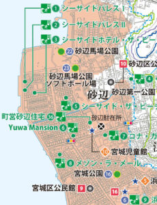 北谷町ハザードマップ１